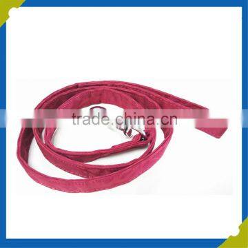 woven logo dual layer nylon dog leash / pete leash manufacturer of China