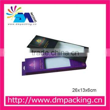 paper packaging box for hair wig with pvc window