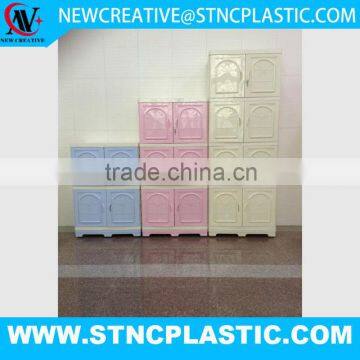 europe modern style plastic storage cabinet with doors