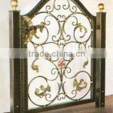 artistic iron gate