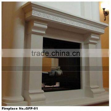 Marble Fireplace Mantel for Building Material