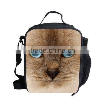 Portable animal face neoprene lunch bag backpacks for men cooler bags for food