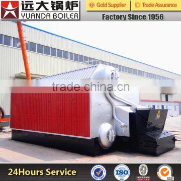 4000kg/Hr Steam Working Pressure 10 Bar biomass wood pellet boiler for sale