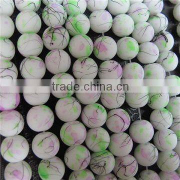 4mm neon color beads in bulk Glass Beads NGB005