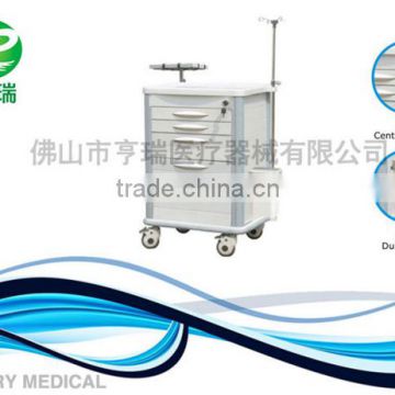 Hospital ABS Material Medicine Trolley Cart