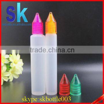 High Quality pe Plastic Pen Shape Squeeze Unicorn Dropper Bottle 10ml 15ml 30ml With Screw Cap for E-liquid photo-4