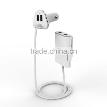 Hot selling 5v 9.6A 4 usb port car charger