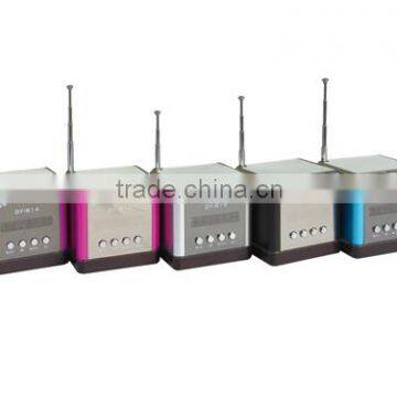 Portable Mini Digital MP3 Player FM Radio Card Reader Speaker photo-2