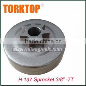 chainsaw H137 3/8-7 sprocket ,spur sprocket