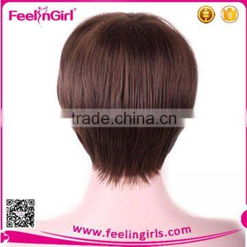 Wholesale Cheap Human Hair Full Half Lace Blonde Wig photo-5
