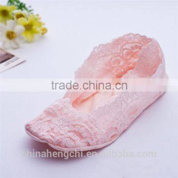 fancy sheer lace thin skin invisible boat socks