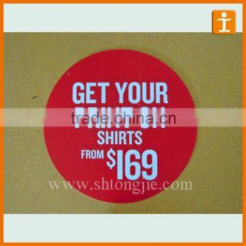 Adhesive Vinyl decals ,label sticker,Floor sticker with special film protect