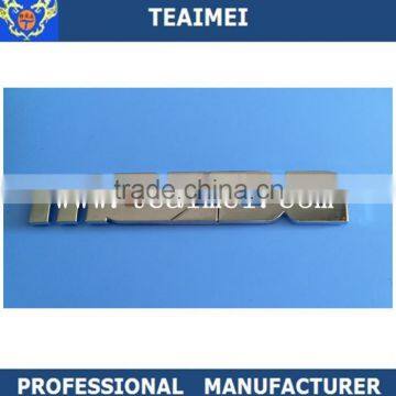 ABS material chrome silver car badge emblem for Mazda