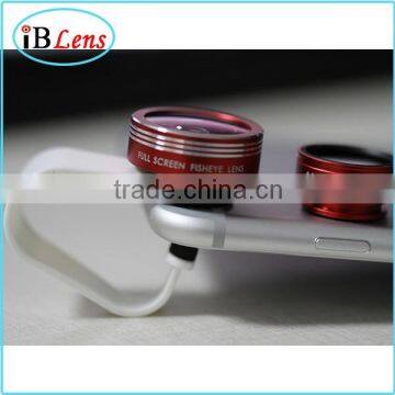 2015 New Product Made In China Full Screen 3 In 1 Clip Wide Angle Macro Fisheye Cell phone Lens