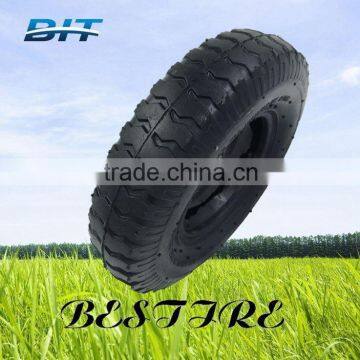 250-4 cart truck tyre/ tractor wheelbarrow tyre/wheel barrow tire/ hand truck tire