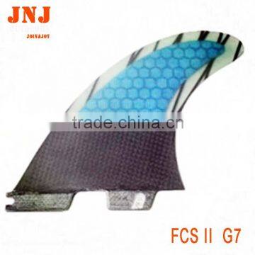 perfect quality FCS II L G7 fins with carbon fiber honey comb material for surfing FCS 002 size L