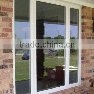 modern high quality pvc fix window open style in Foshan