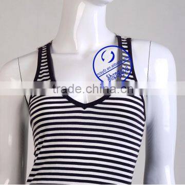 Custom Wholesale 100% Cotton Womens Lace Tank Top Underwear