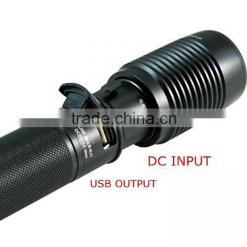 POPPAS 6618 USB Power Bank Rechargeable Led Flashlight photo-2