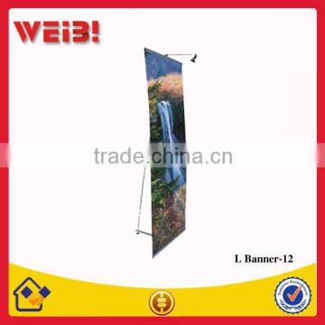 Popular promotion,Indoor, Aluminum L Stand Trade Show Banner Display