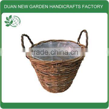 wicker garden flower pots planter