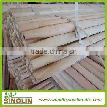 Tapered end wooden stick for support plants