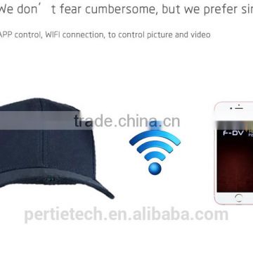 wearable internet wireless Live streaming Camcorder spy cap camera with live broadcasting function