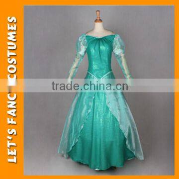 PGWC2570 Mermaid princess ariel dress movie cosplay costume dress party halloween dress