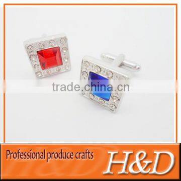 wholesale diamond metal wedding cuff link for france