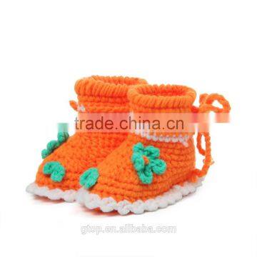 Fashion shoe China wholesale crochet knitting crochet baby shoes S-9