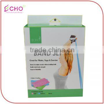 TPE Yoga/Pilates Fitness Resistance Band Set photo-5