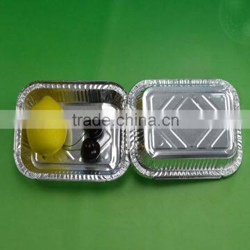 retangle aluminium foil box food container bulk production