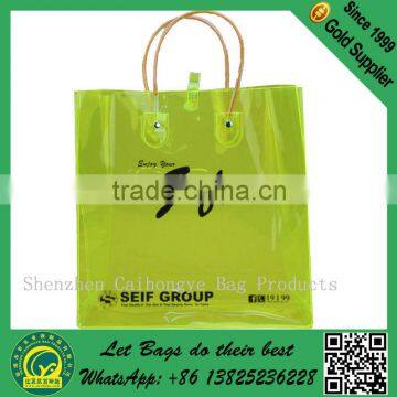 Hot sale pvc tote shopping bag,cute pvc tote bag