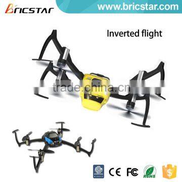 Inverted flying 2.4G small rc helicopter drone with lights.