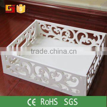 Hot Selling Wooden Plastic Serving Tray GJ-TP03