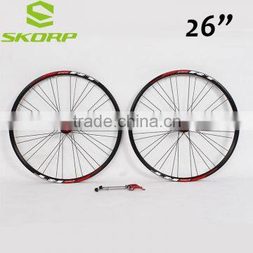 26" 32H Bike Alloy Wheels Bicycle Wheel Disc Brake Bike Wheel Bearings