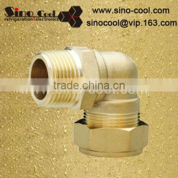 90 female & copper elbow brass fittings plumbing