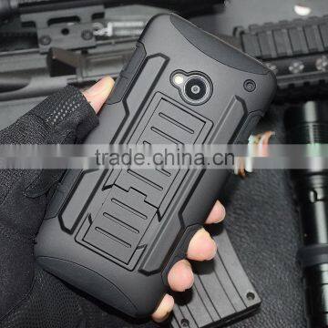 Factory directly Future Armor Impact Combo phone Case for HTC ONE M7