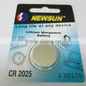 China export cr2025 rechargeable battery