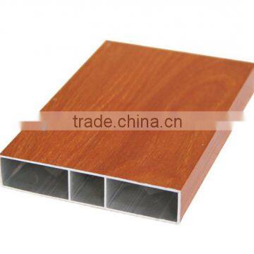 Wood Grain Finish Aluminum Glass Window photo-4