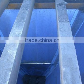 Blue or Black HDPE UHMWPE Bunker Hopper Lining