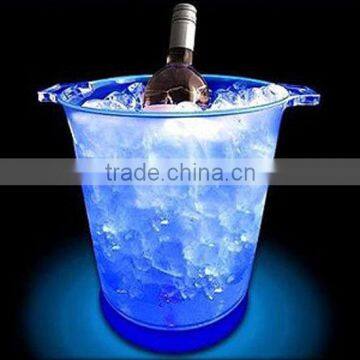 Wholesale Cutomized Led Iluminated Plastic Beer Ice Bucket China Factory