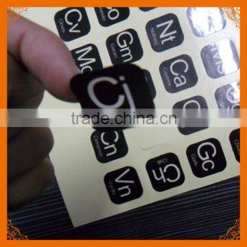 easy peel off alphabet letter sticker