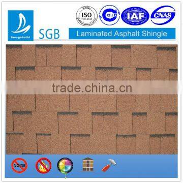 China most cheapest double-layer asphalt shingle for roofing market