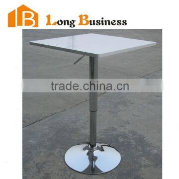 LB-5026 Easy-handling Hot sale new design stylish stainless steel square bar table