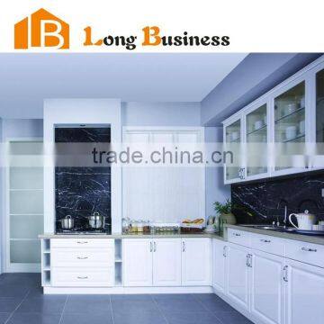 LB-DD1047 Solid wood kitchen cabinet, modern apartment, saving place