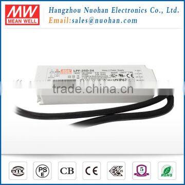 IP67 Meanwell 25w 24v Dimmable Led Driver/meanwell Switching Power Supply photo-2