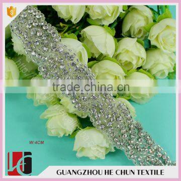 HC-7003 -1 Hechun Guangzhou New Arrival Bridal Beaded Trimming Belt Sash