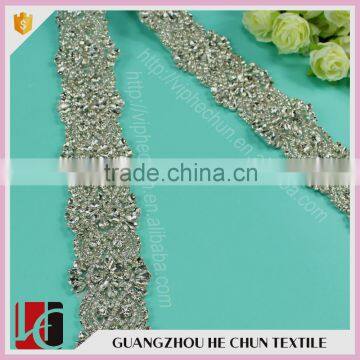 HC-7014-1 Hechun Hand Embroidery Designs Bridal Sash Belt Quality Choice photo-5