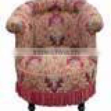 Mahogany Wooden Tub Chair Hotel Furniture.